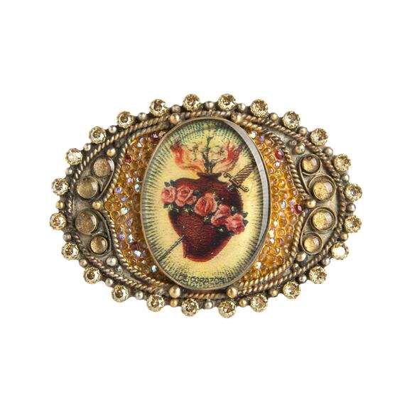 VIRGINS SAINTS & ANGELS VSA Goddess Image Buckle Sacred Heart main image 7
